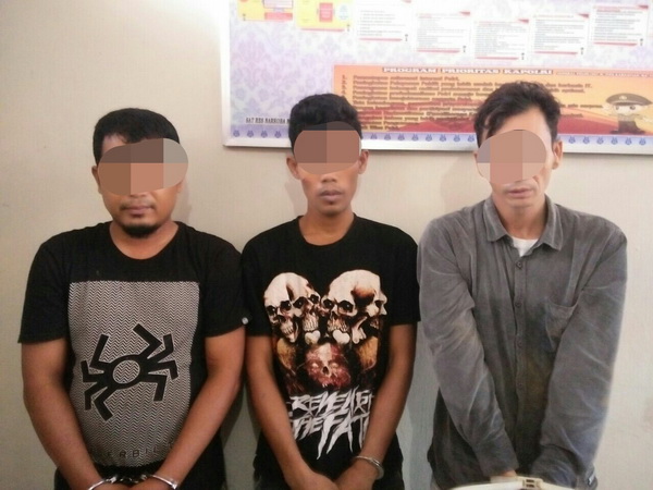 Pelaku Penjambretan Dibekuk Polsek Senapelan